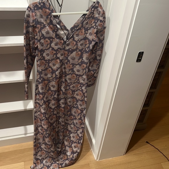 Stretchy lurex party dress. Vintage 70s pristine. Floor length - Picture 7 of 7